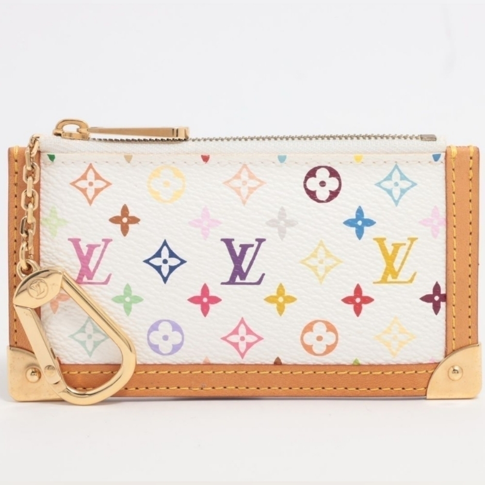 Authentic Louis Vuitton Multicolor Pochette Keys
